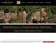 Tablet Screenshot of lacasonadebaro.com